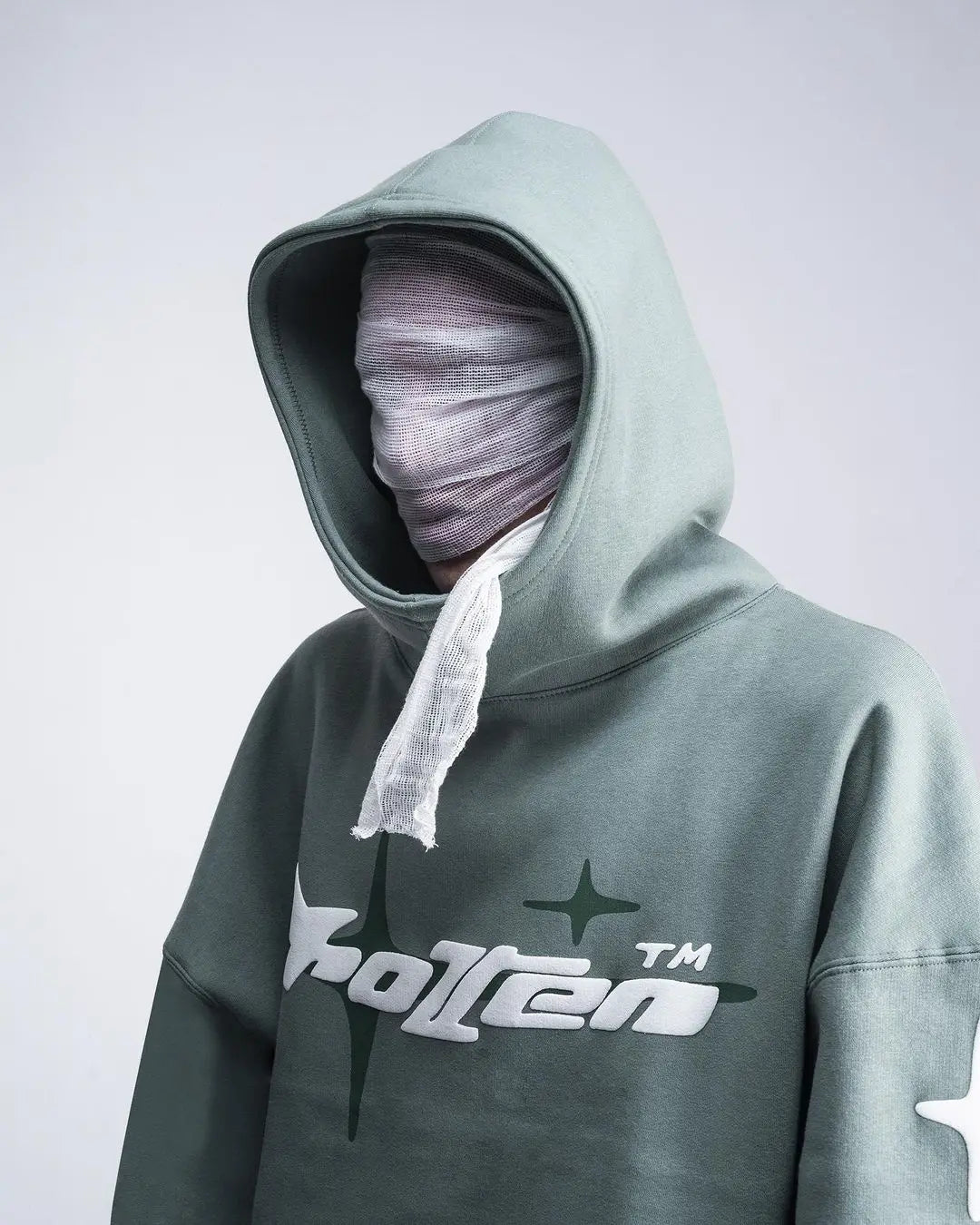 Retro Gothic Oversized Boxy Hoodie