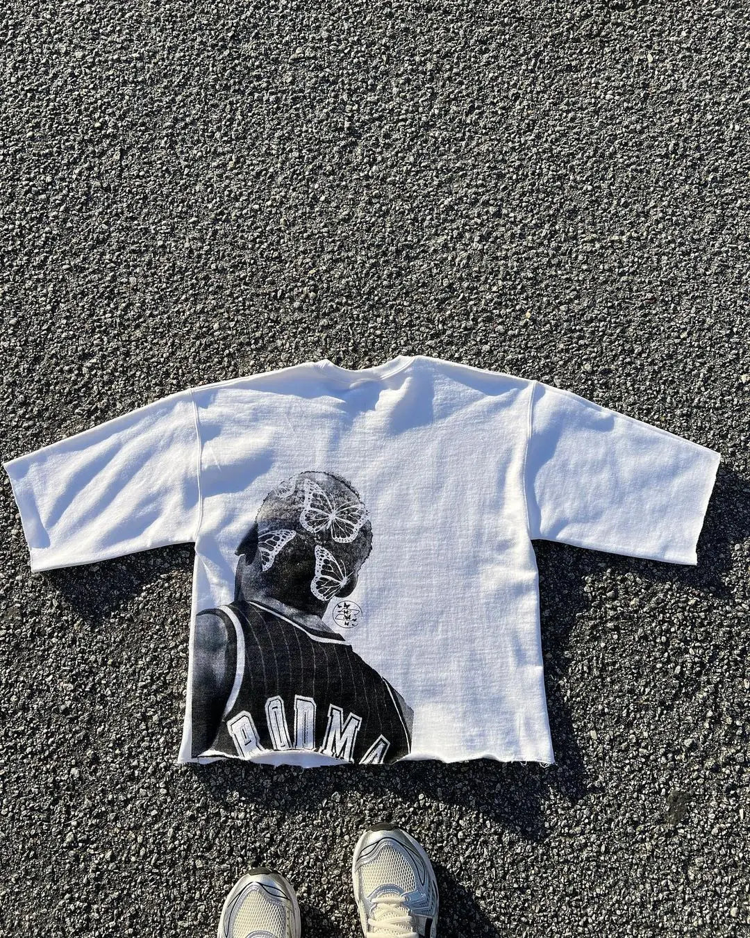 High street loose casual hip-hop couple tops shirts