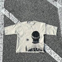 High street loose casual hip-hop couple tops shirts